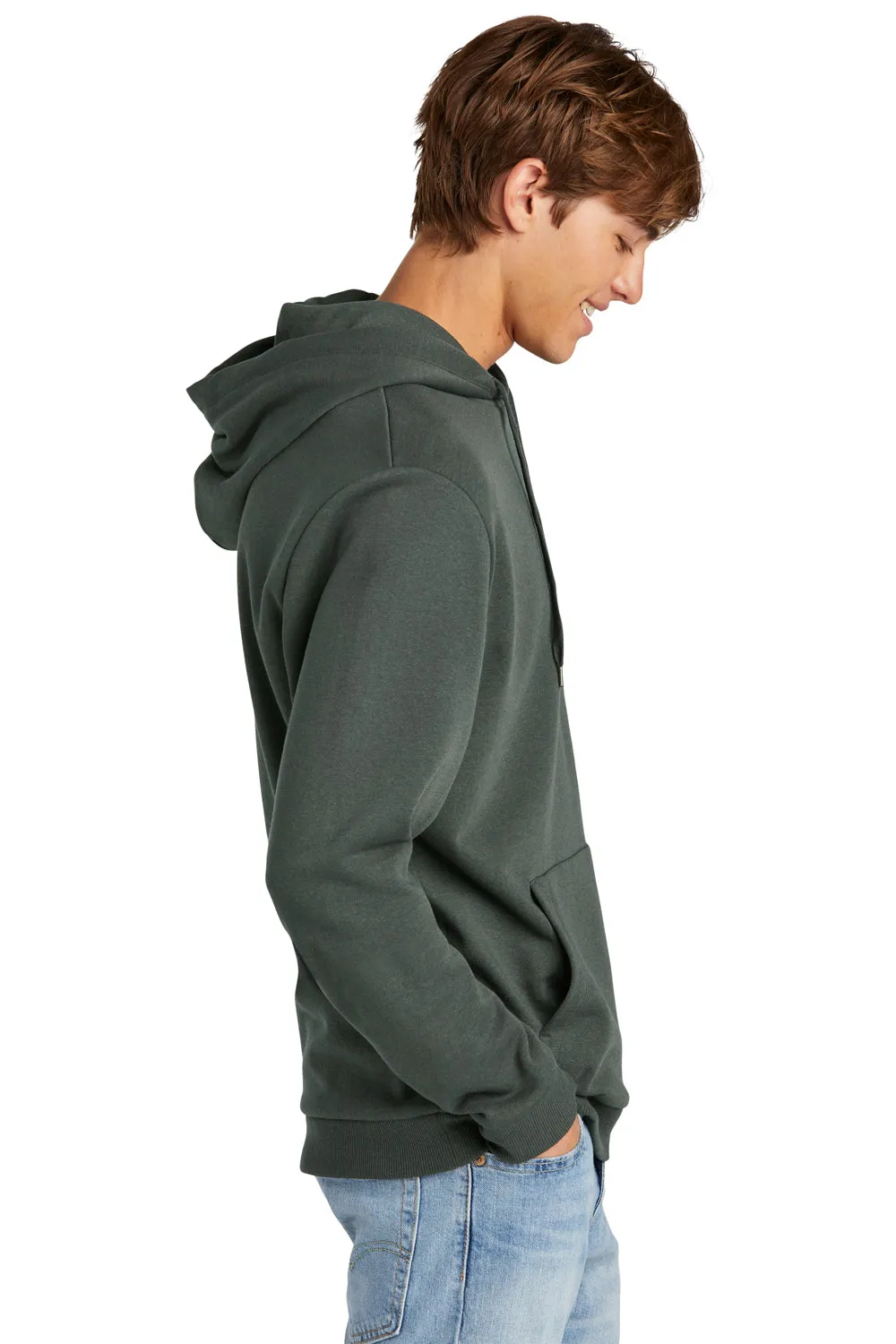 District Mens Perfect Tri Fleece Hooded Sweatshirt Hoodie w/ Pouch Pocket - Deepest Grey  Buy new Clothing District
