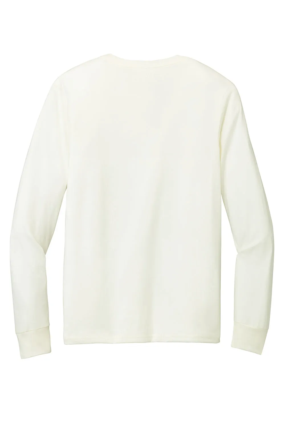 District Mens Perfect Tri Long Sleeve Henley T-Shirt - Natural  Buy new Clothing District