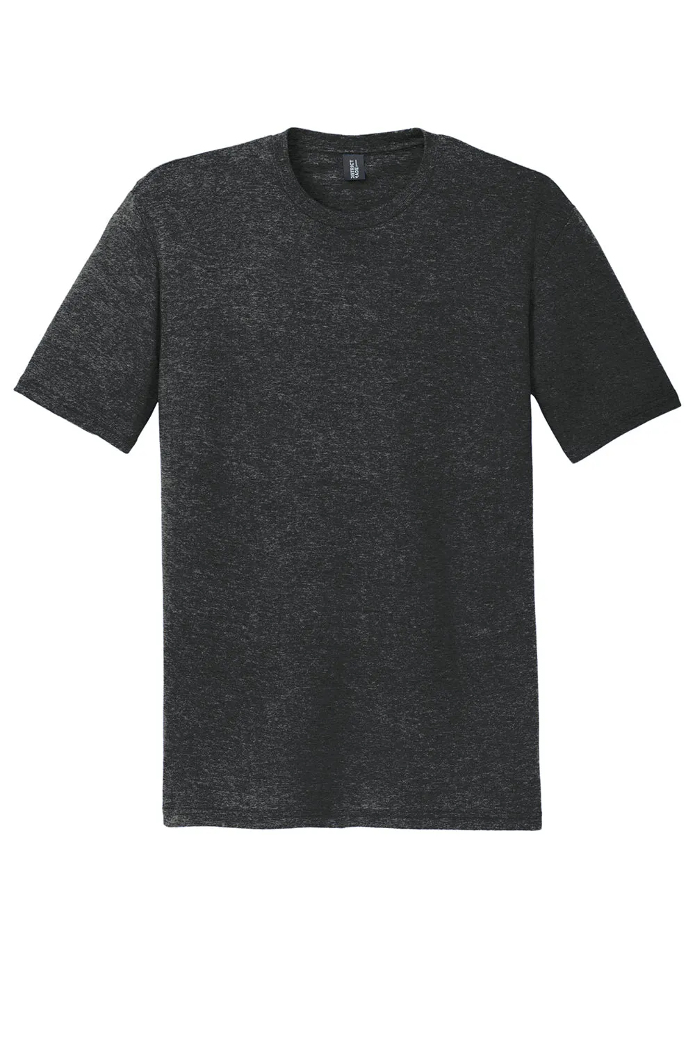 District Mens Perfect Tri Short Sleeve Crewneck T-Shirt - Black Frost  Buy new Clothing District