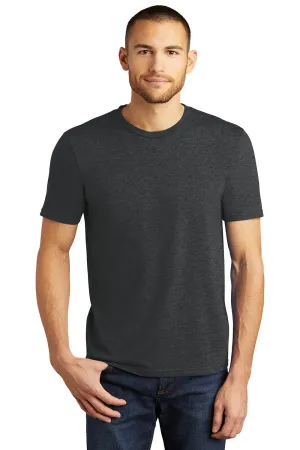 District Mens Perfect Tri Short Sleeve Crewneck T-Shirt - Black Frost  Buy new Clothing District