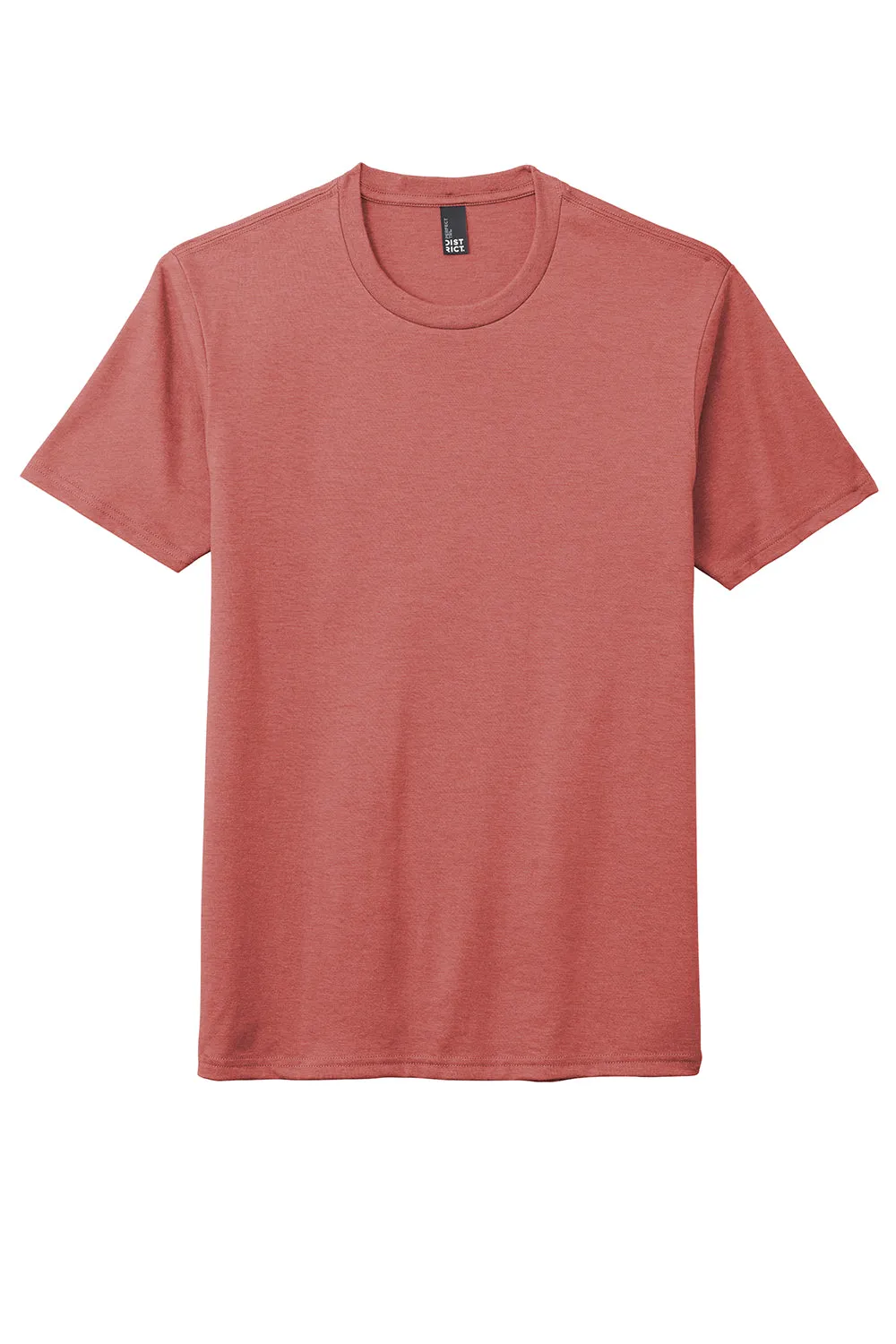 District Mens Perfect Tri Short Sleeve Crewneck T-Shirt - Blush Frost  Buy new Clothing District