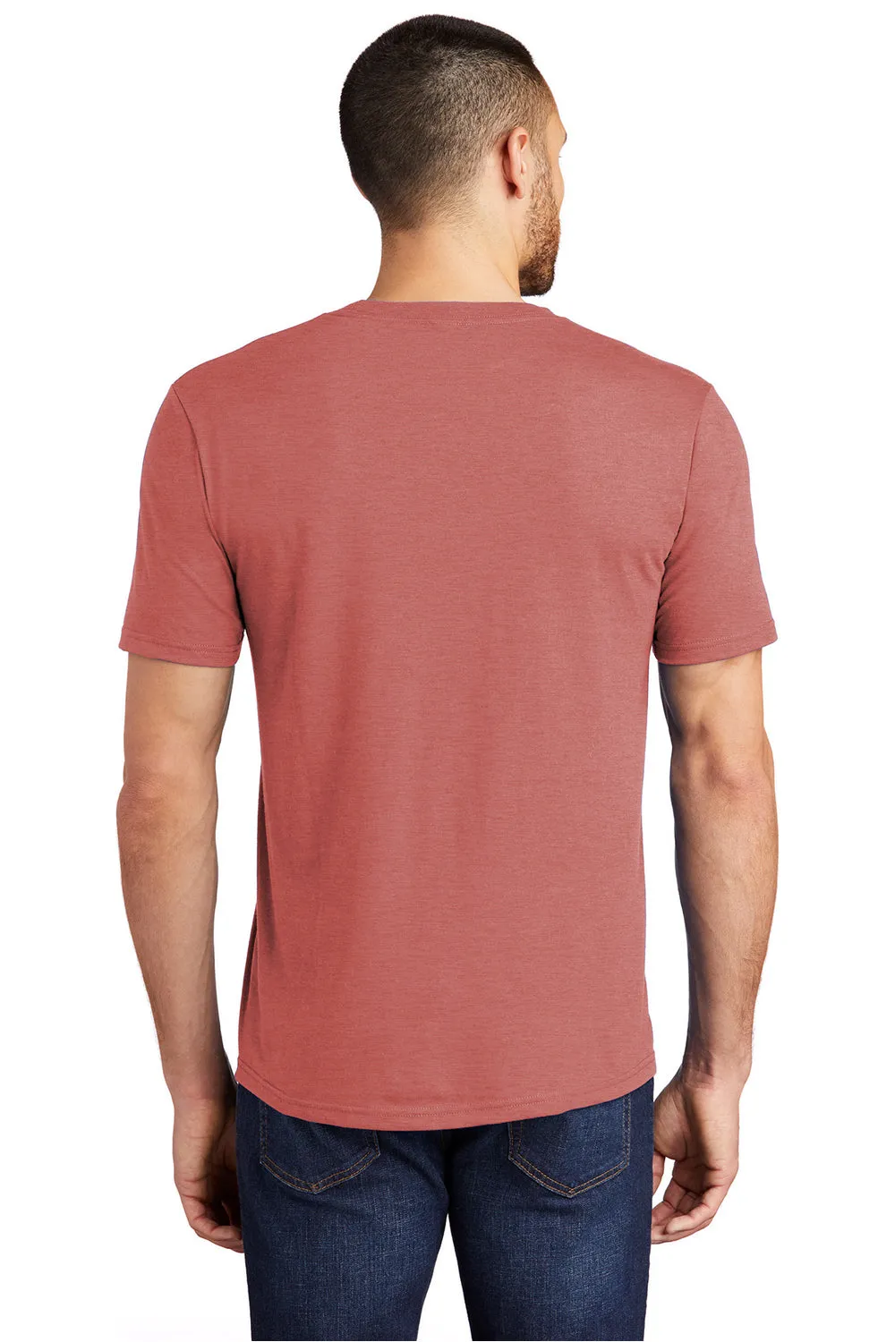 District Mens Perfect Tri Short Sleeve Crewneck T-Shirt - Blush Frost  Buy new Clothing District