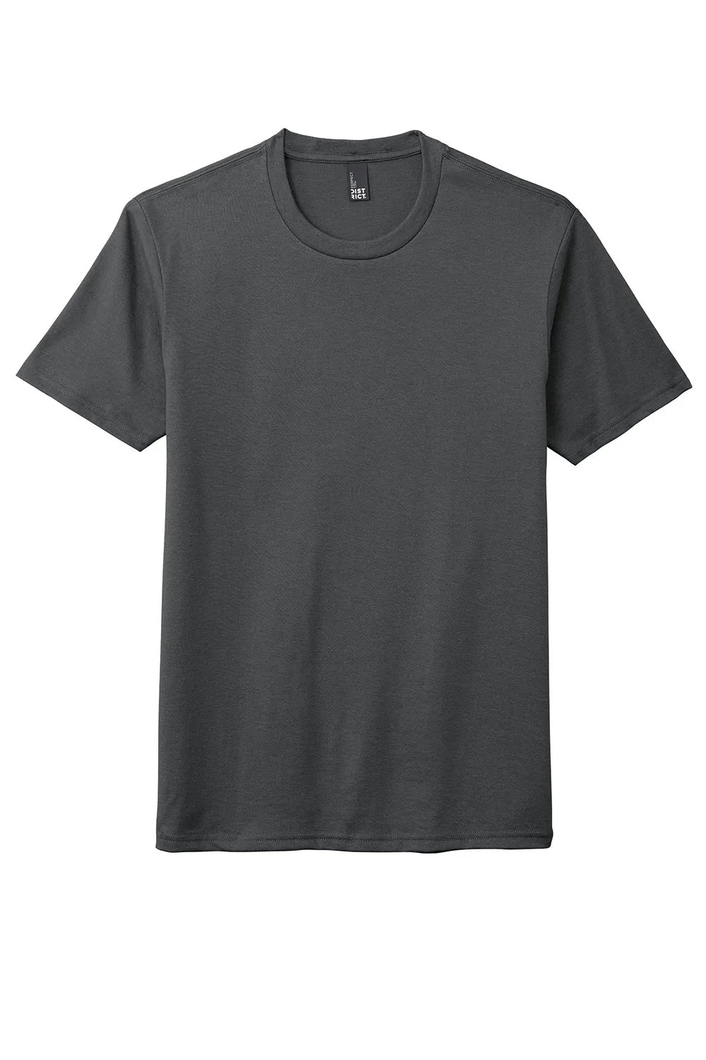 District Mens Perfect Tri Short Sleeve Crewneck T-Shirt - Charcoal Grey  Buy new Clothing District