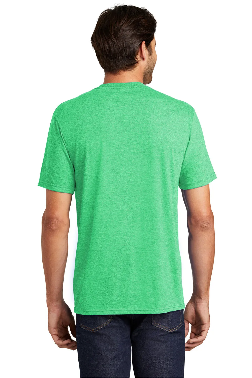 District Mens Perfect Tri Short Sleeve Crewneck T-Shirt - Green Frost  Buy new Clothing District