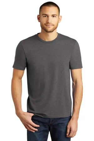 District Mens Perfect Tri Short Sleeve Crewneck T-Shirt - Heather Charcoal Grey  Buy new Clothing District