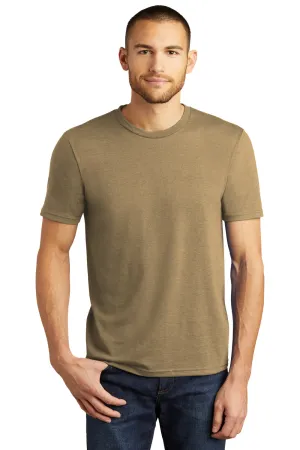 District Mens Perfect Tri Short Sleeve Crewneck T-Shirt - Heather Coyote Brown  Buy new Clothing District
