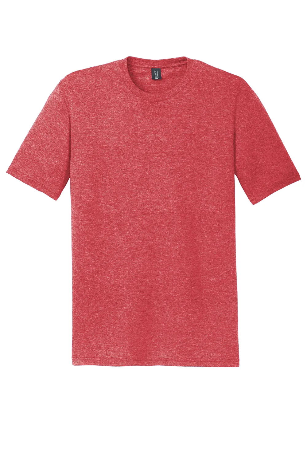 District Mens Perfect Tri Short Sleeve Crewneck T-Shirt - Red Frost  Buy new Clothing District