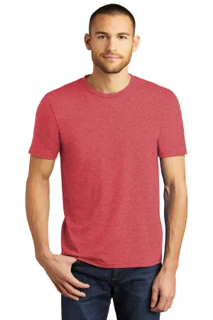 District Mens Perfect Tri Short Sleeve Crewneck T-Shirt - Red Frost  Buy new Clothing District