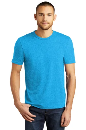 District Mens Perfect Tri Short Sleeve Crewneck T-Shirt - Turquoise Blue Frost  Buy new Clothing District