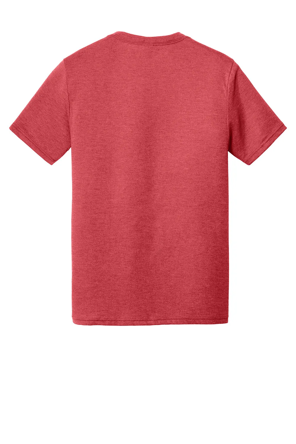 District Mens Perfect Tri Short Sleeve V-Neck T-Shirt - Red Frost  Buy new Clothing District