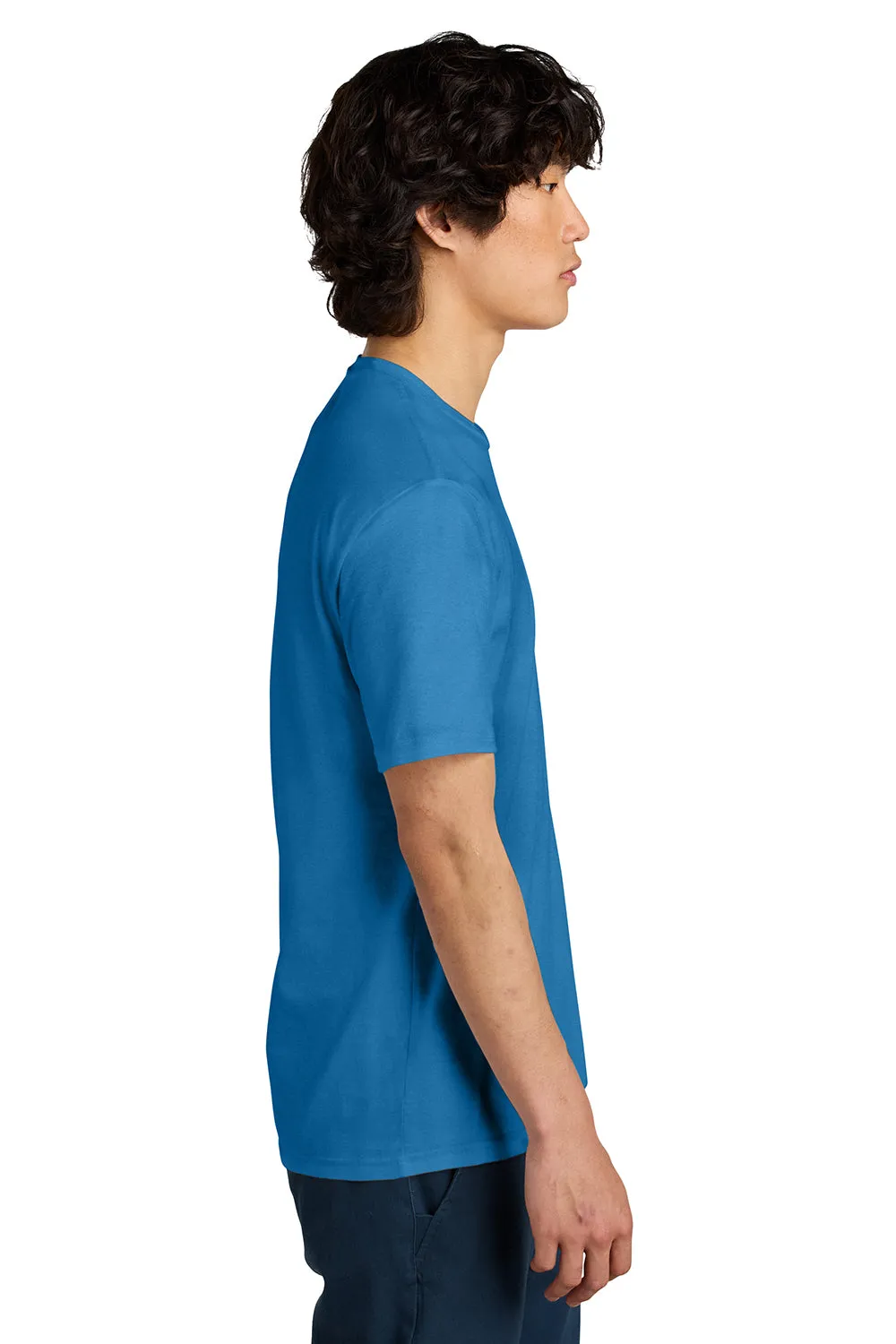 District Mens Perfect Weight Short Sleeve Crewneck T-Shirt - Bright Blue  Buy new Clothing District