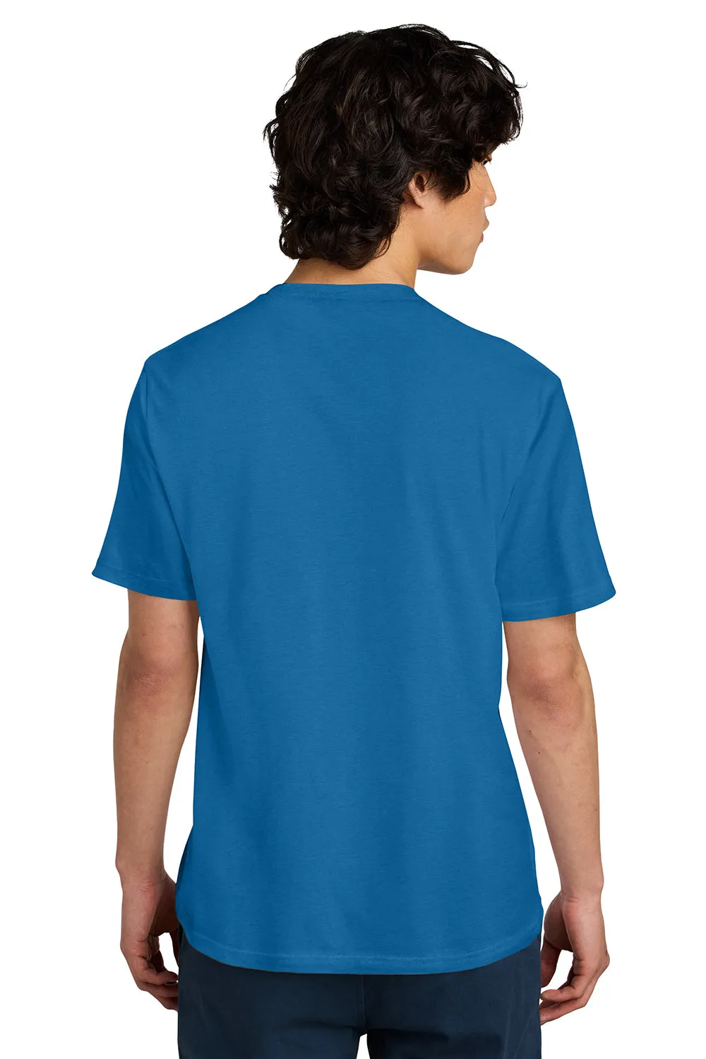 District Mens Perfect Weight Short Sleeve Crewneck T-Shirt - Bright Blue  Buy new Clothing District