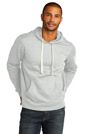 District Mens Re-Fleece Hooded Sweatshirt Hoodie w/ Pouch Pocket - Ash Grey  Buy new Clothing District