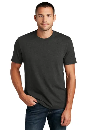 District Mens Re-Tee Short Sleeve Crewneck T-Shirt - Heather Charcoal Grey  Buy new Clothing District