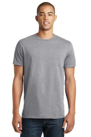 District Mens The Concert Short Sleeve Crewneck T-Shirt - Heather Grey  Buy new Clothing District