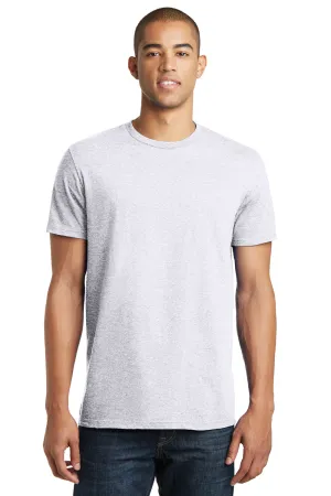 District Mens The Concert Short Sleeve Crewneck T-Shirt - Heather White  Buy new Clothing District