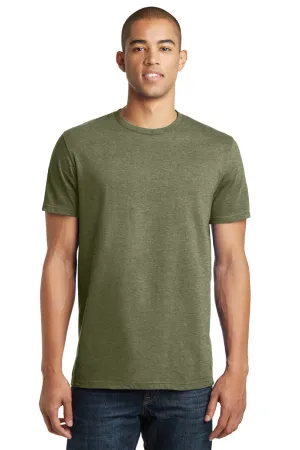 District Mens The Concert Short Sleeve Crewneck T-Shirt - Military Green Frost  Buy new Clothing District