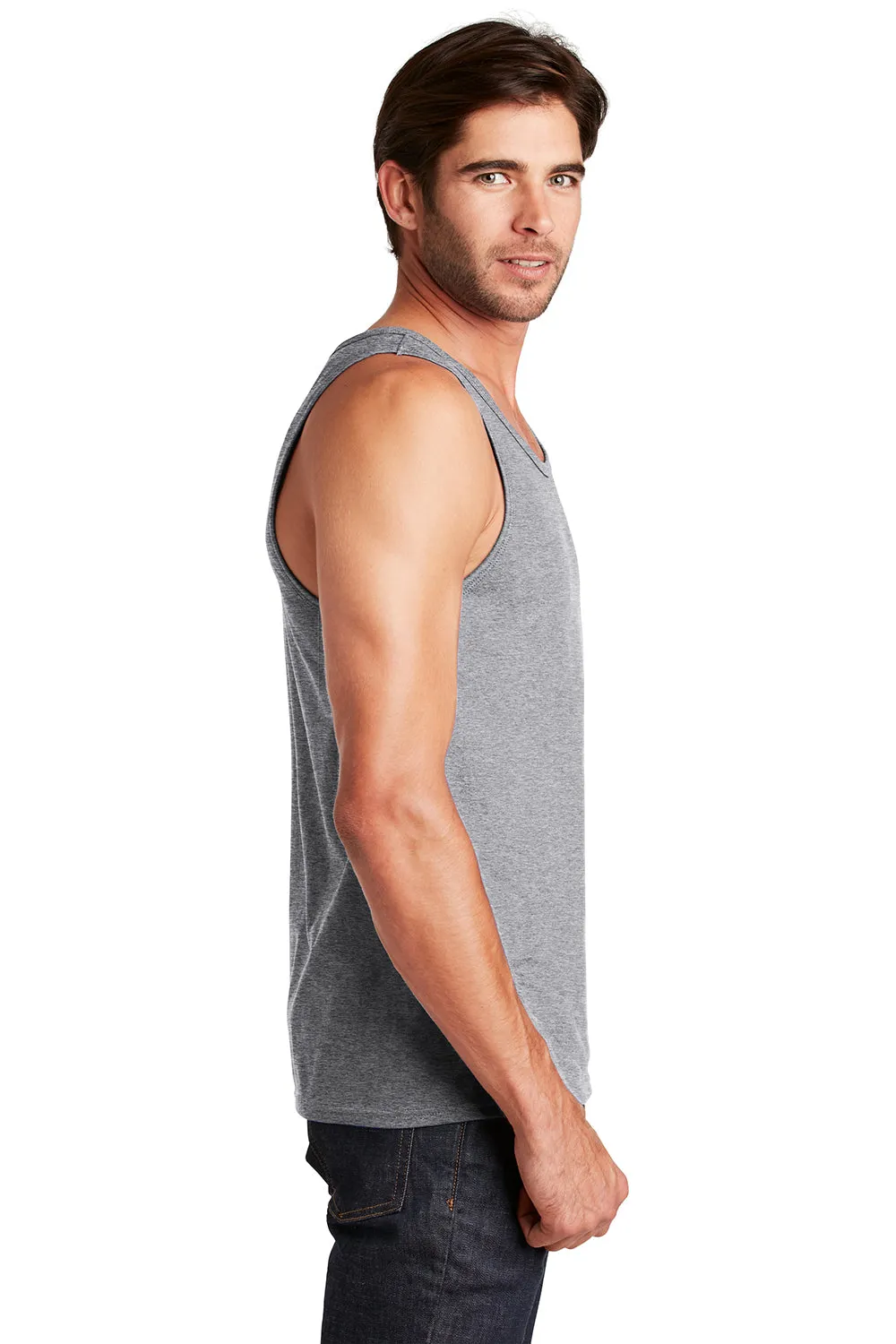 District Mens The Concert Tank Top - Heather Grey  Buy new Clothing District
