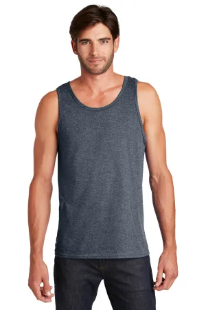 District Mens The Concert Tank Top - Heather Navy Blue  Buy new Clothing District