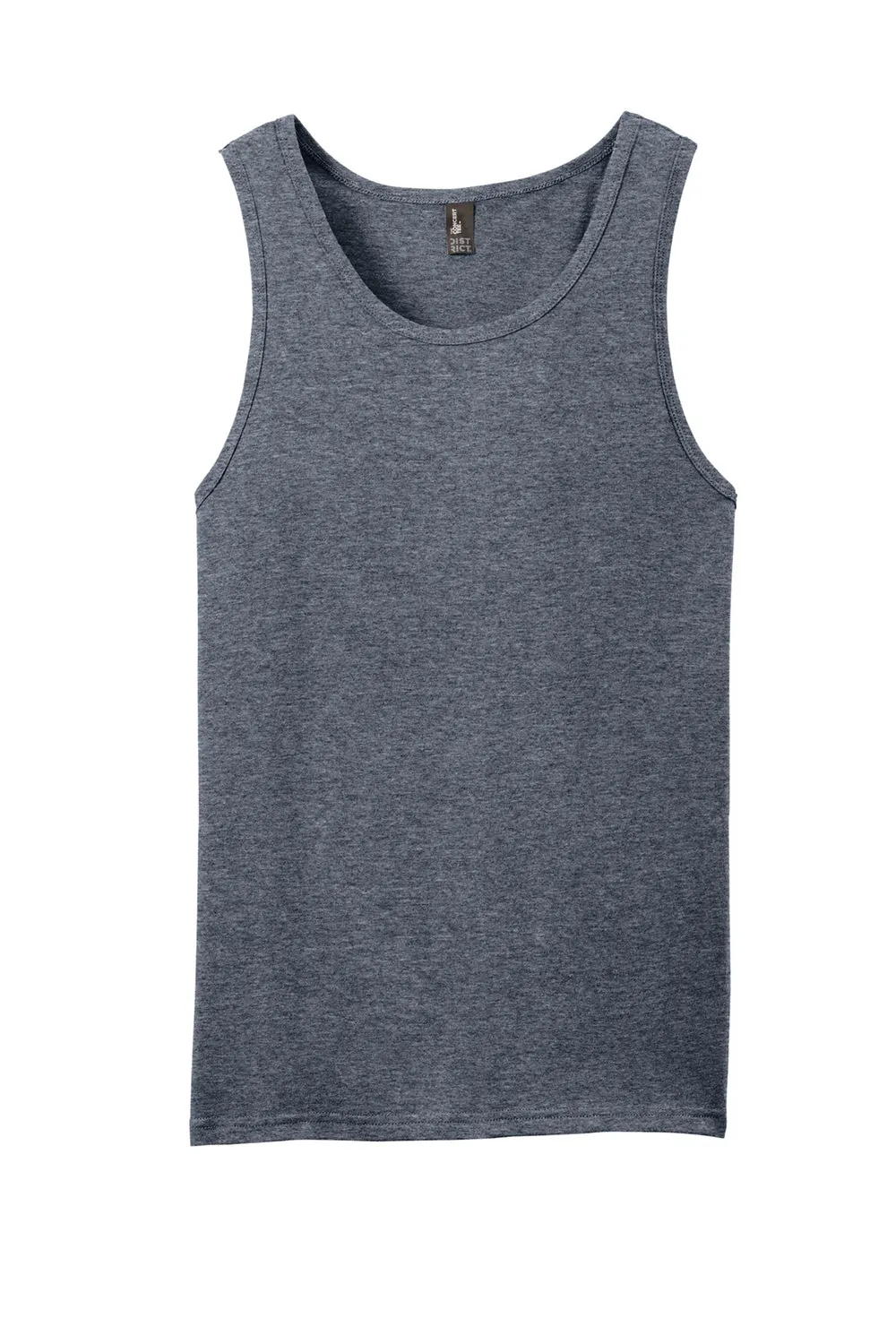District Mens The Concert Tank Top - Heather Navy Blue  Buy new Clothing District