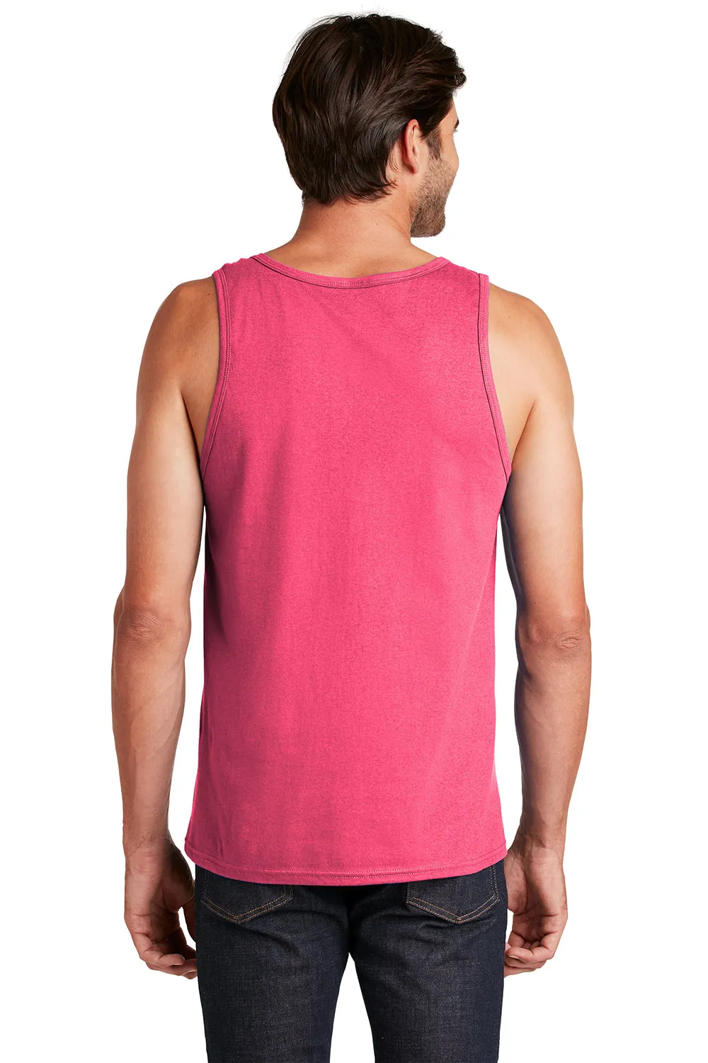 District Mens The Concert Tank Top - Neon Pink  Buy new Clothing District
