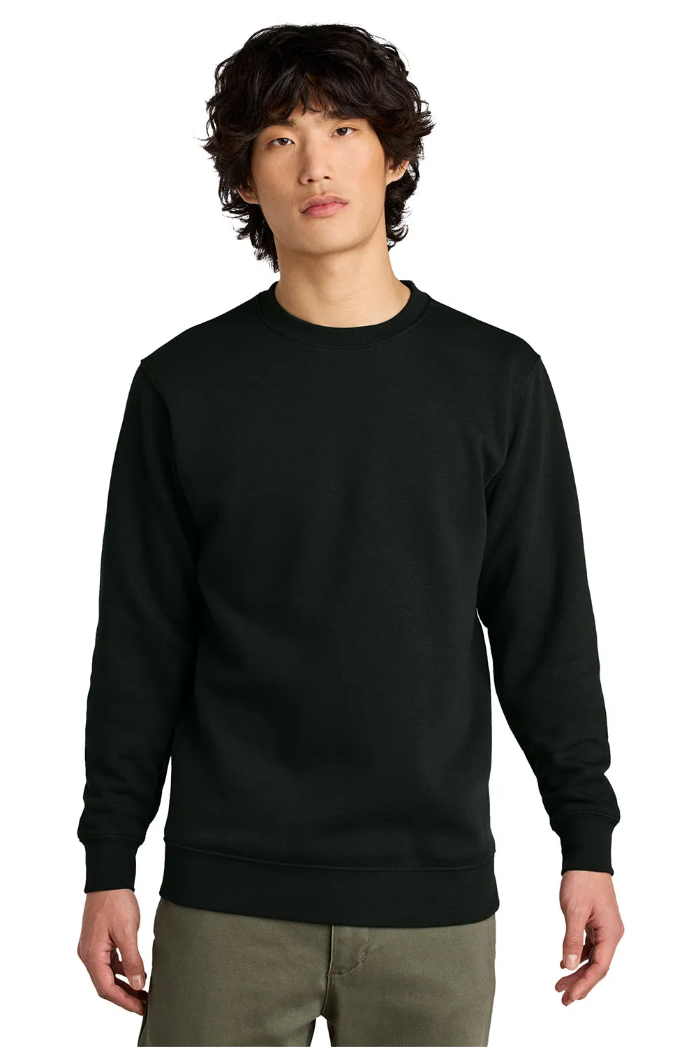 District Mens Very Important Fleece Crewneck Sweatshirt - Black  Buy new Clothing District