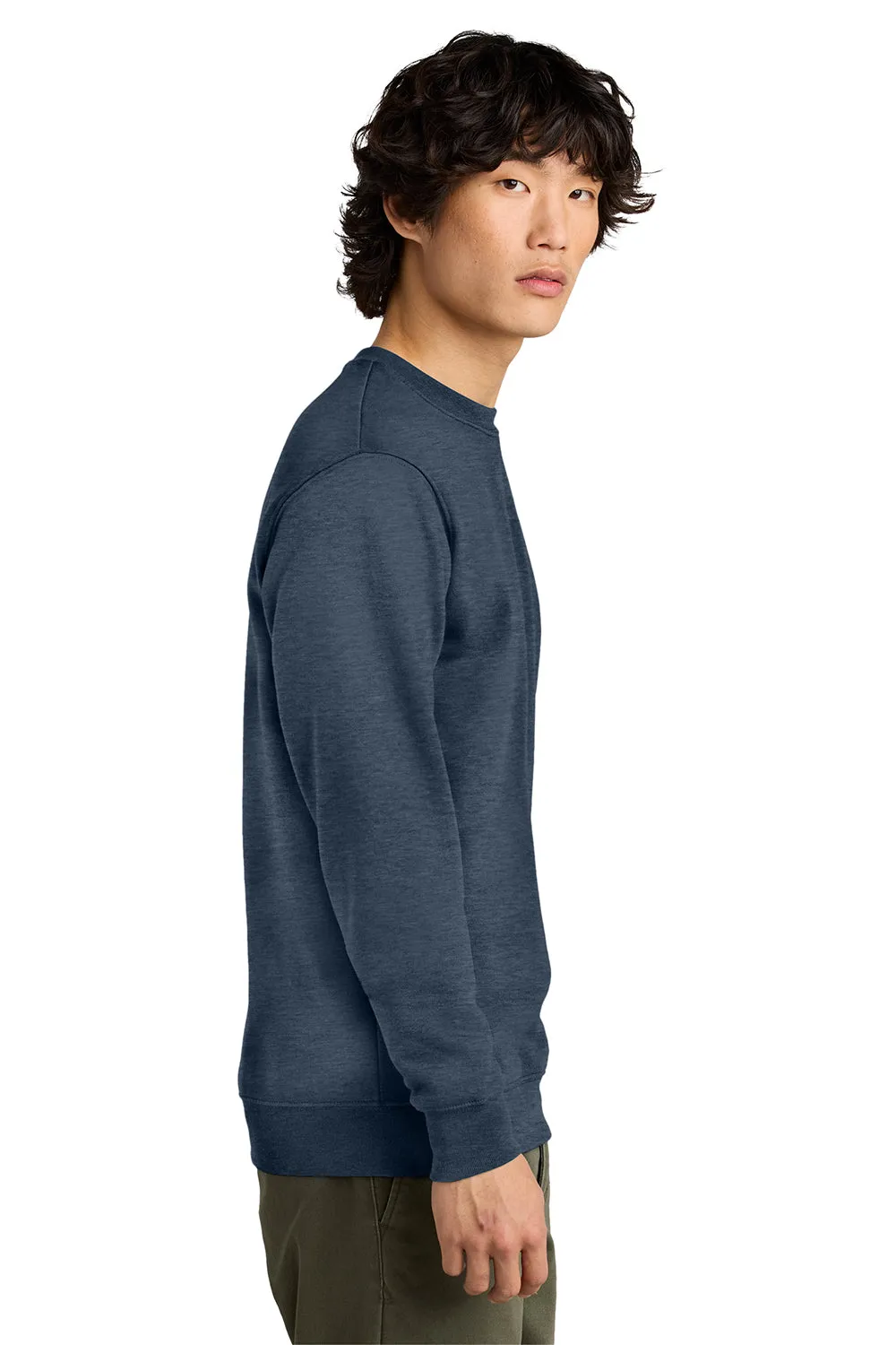 District Mens Very Important Fleece Crewneck Sweatshirt - Heather Navy Blue  Buy new Clothing District