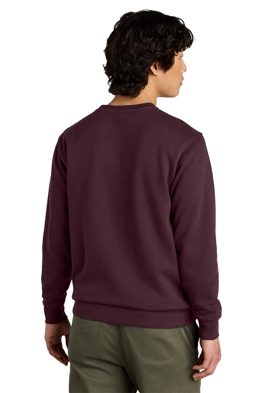 District Mens Very Important Fleece Crewneck Sweatshirt - Plum Purple  Buy new Clothing District
