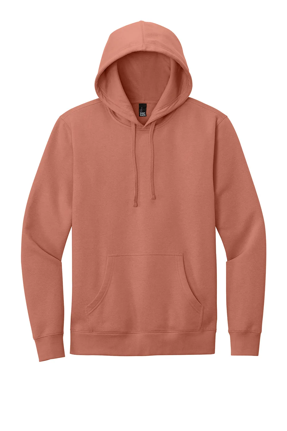 District Mens Very Important Fleece Hooded Sweatshirt Hoodie w/ Pouch Pocket - Desert Rose  Buy new Clothing District