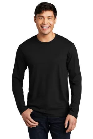 District Mens Very Important Long Sleeve Crewneck T-Shirt - Black  Buy new Clothing District