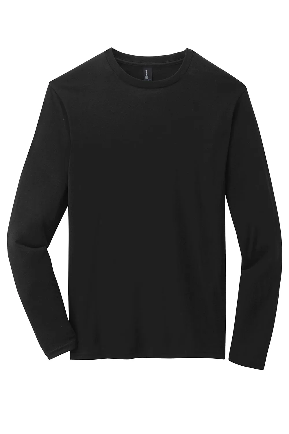 District Mens Very Important Long Sleeve Crewneck T-Shirt - Black  Buy new Clothing District