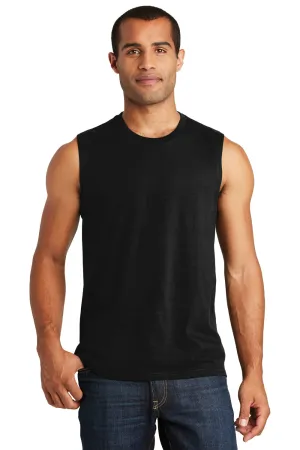 District Mens Very Important Muscle Tank Top - Black  Buy new Clothing District