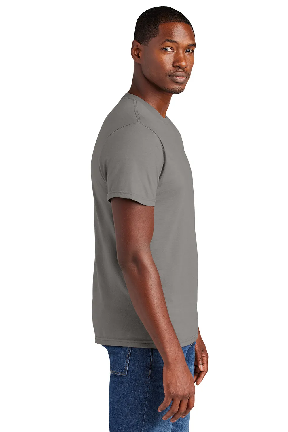 District Mens Very Important Short Sleeve Crewneck T-Shirt - Grey  Buy new Clothing District