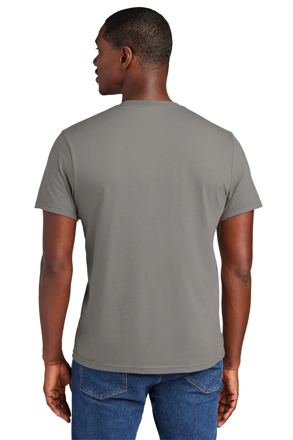 District Mens Very Important Short Sleeve Crewneck T-Shirt - Grey  Buy new Clothing District