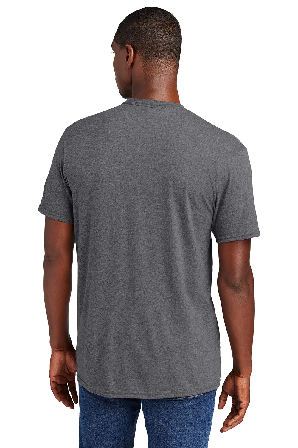 District Mens Very Important Short Sleeve Crewneck T-Shirt - Heather Charcoal Grey  Buy new Clothing District