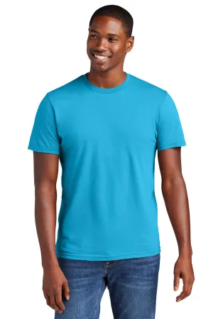District Mens Very Important Short Sleeve Crewneck T-Shirt - Light Turquoise Blue  Buy new Clothing District