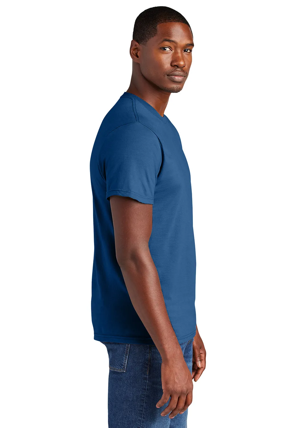 District Mens Very Important Short Sleeve Crewneck T-Shirt - Maritime Blue  Buy new Clothing District
