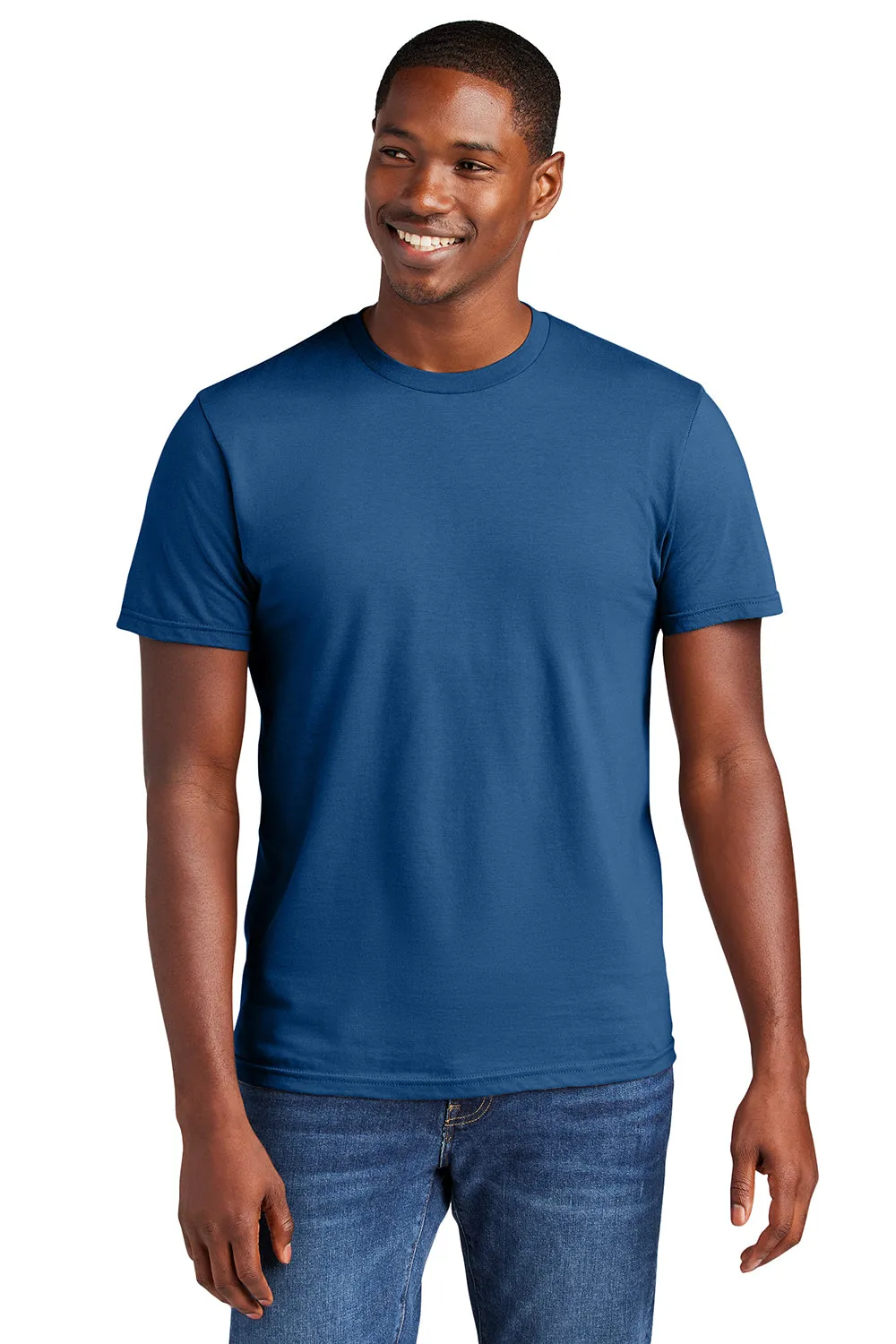 District Mens Very Important Short Sleeve Crewneck T-Shirt - Maritime Blue  Buy new Clothing District