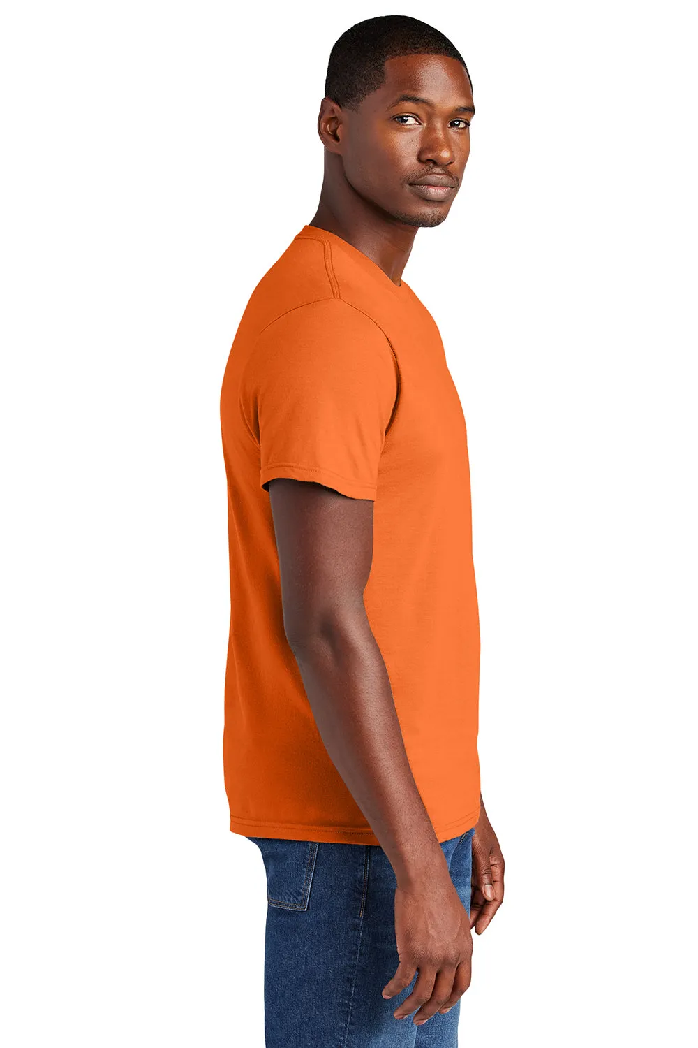 District Mens Very Important Short Sleeve Crewneck T-Shirt - Orange  Buy new Clothing District