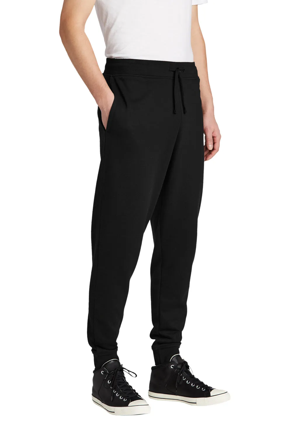 District Mens V.I.T. Fleece Jogger Sweatpants w/ Pockets - Black  Buy new Clothing District