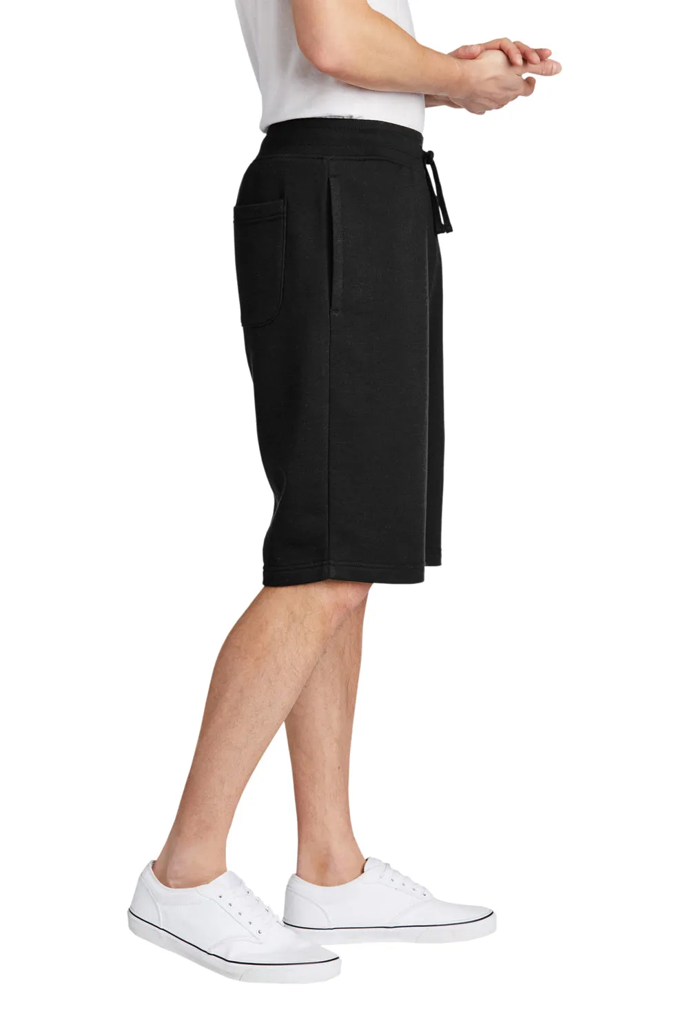 District Mens V.I.T. Fleece Shorts w/ Pockets - Black  Buy new Clothing District