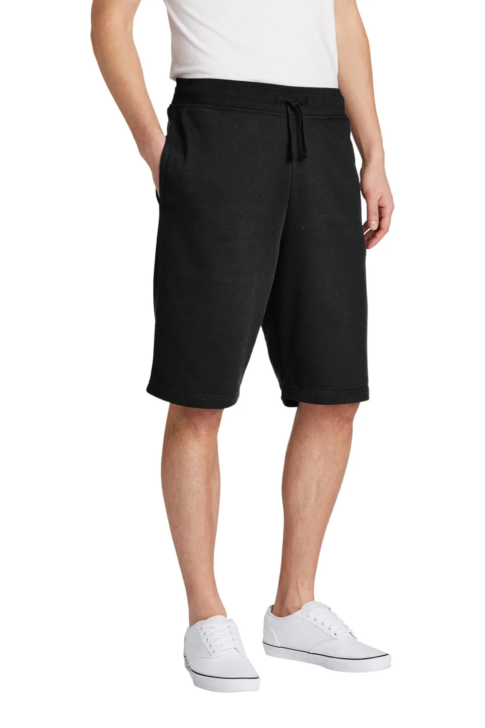 District Mens V.I.T. Fleece Shorts w/ Pockets - Black  Buy new Clothing District