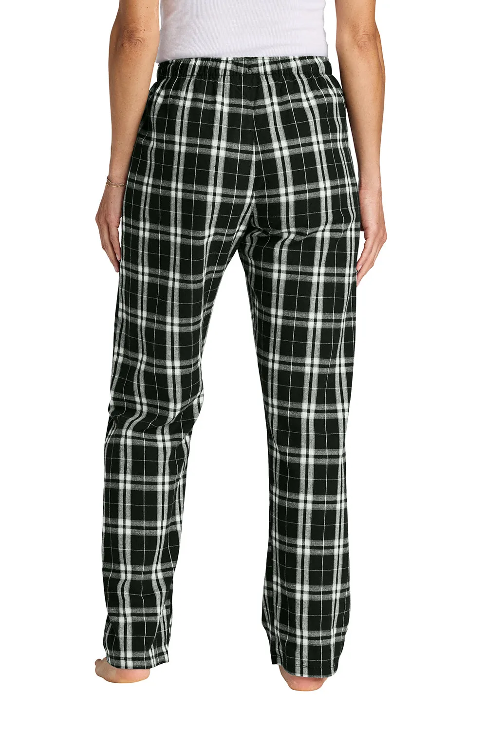 District Womens Flannel Plaid Lounge Pants - Black  Buy new Clothing District