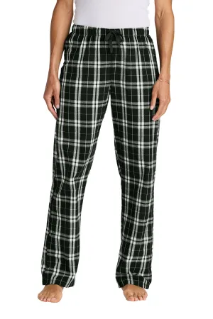 District Womens Flannel Plaid Lounge Pants - Black  Buy new Clothing District