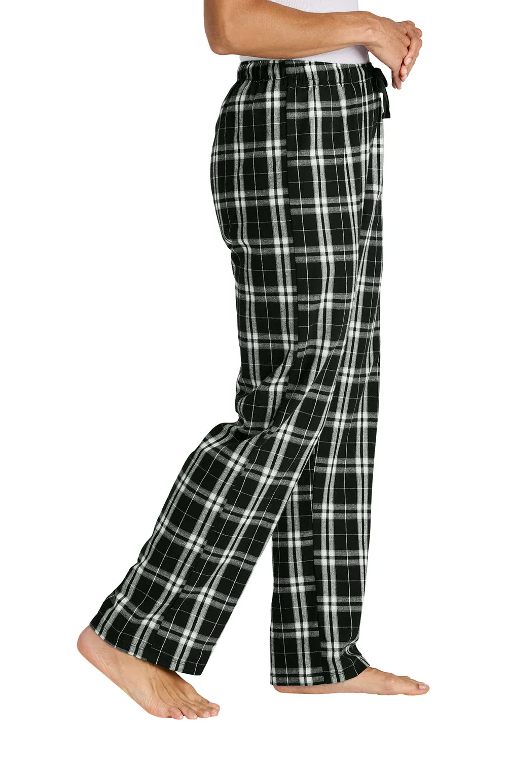 District Womens Flannel Plaid Lounge Pants - Black  Buy new Clothing District