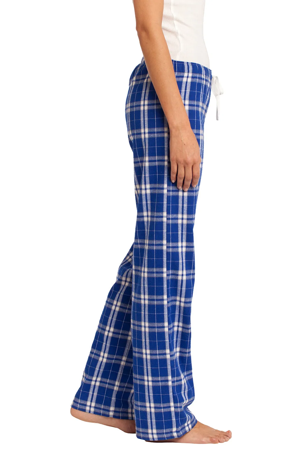 District Womens Flannel Plaid Lounge Pants - Deep Royal Blue  Buy new Clothing District