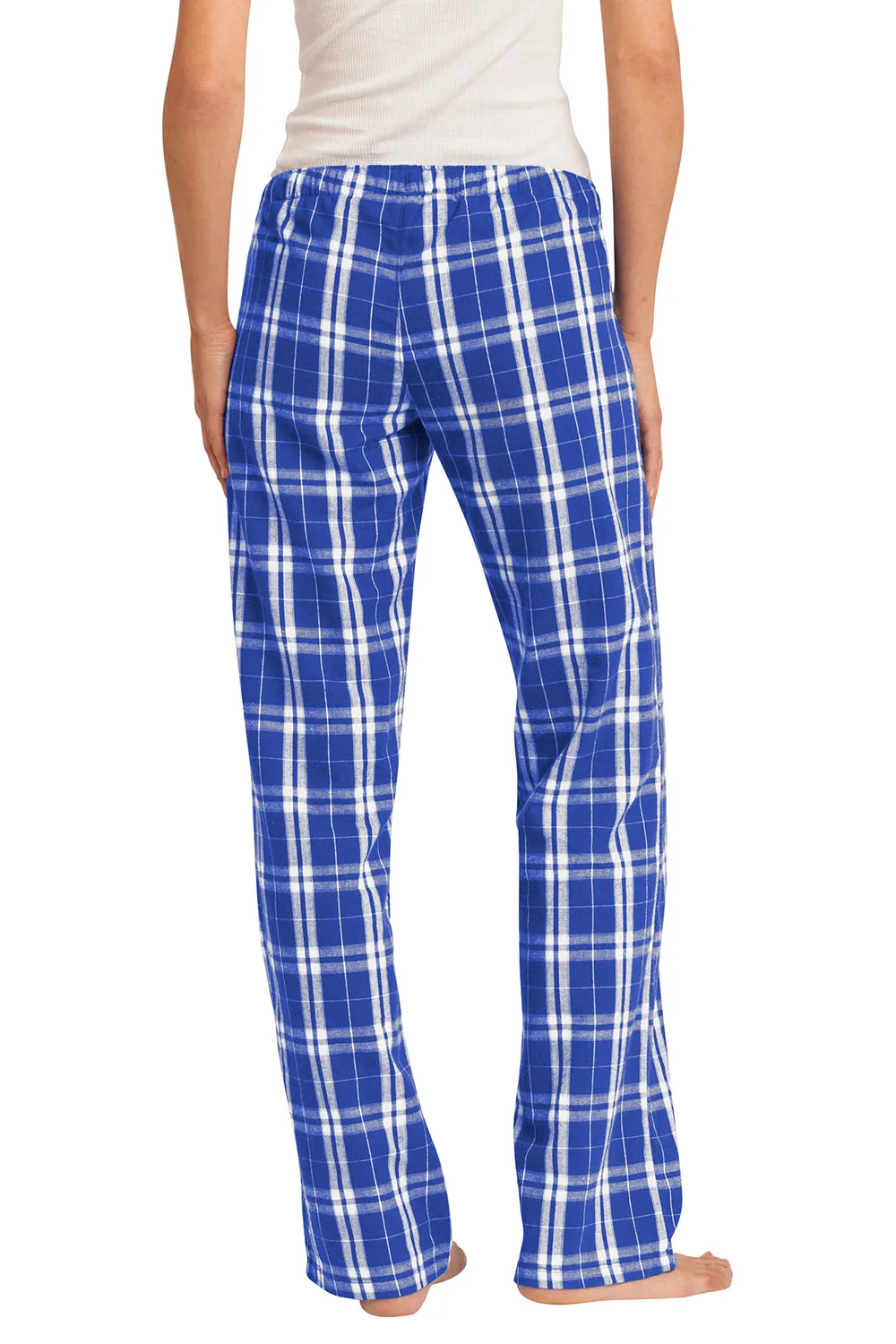 District Womens Flannel Plaid Lounge Pants - Deep Royal Blue  Buy new Clothing District