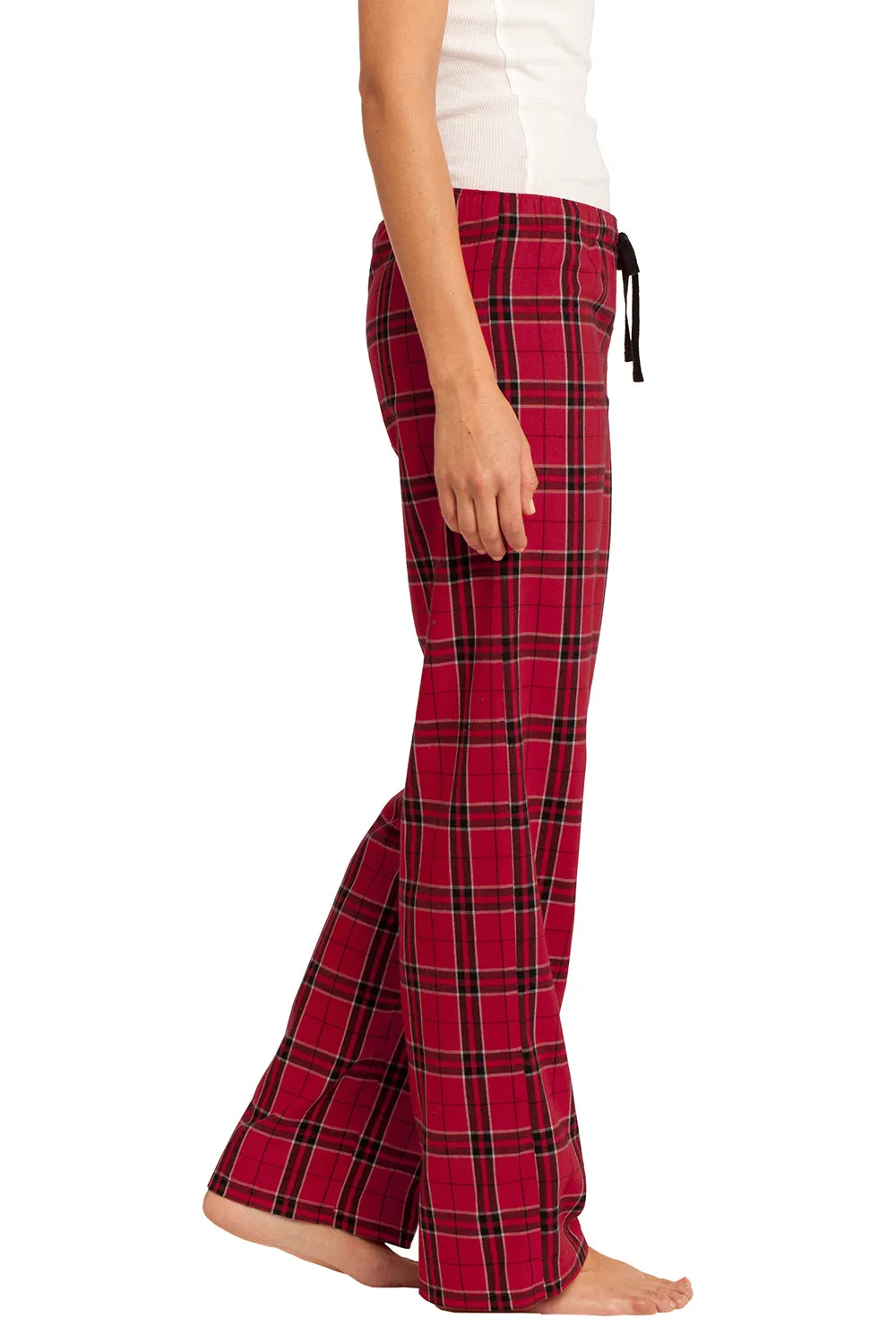 District Womens Flannel Plaid Lounge Pants - New Red  Buy new Clothing District