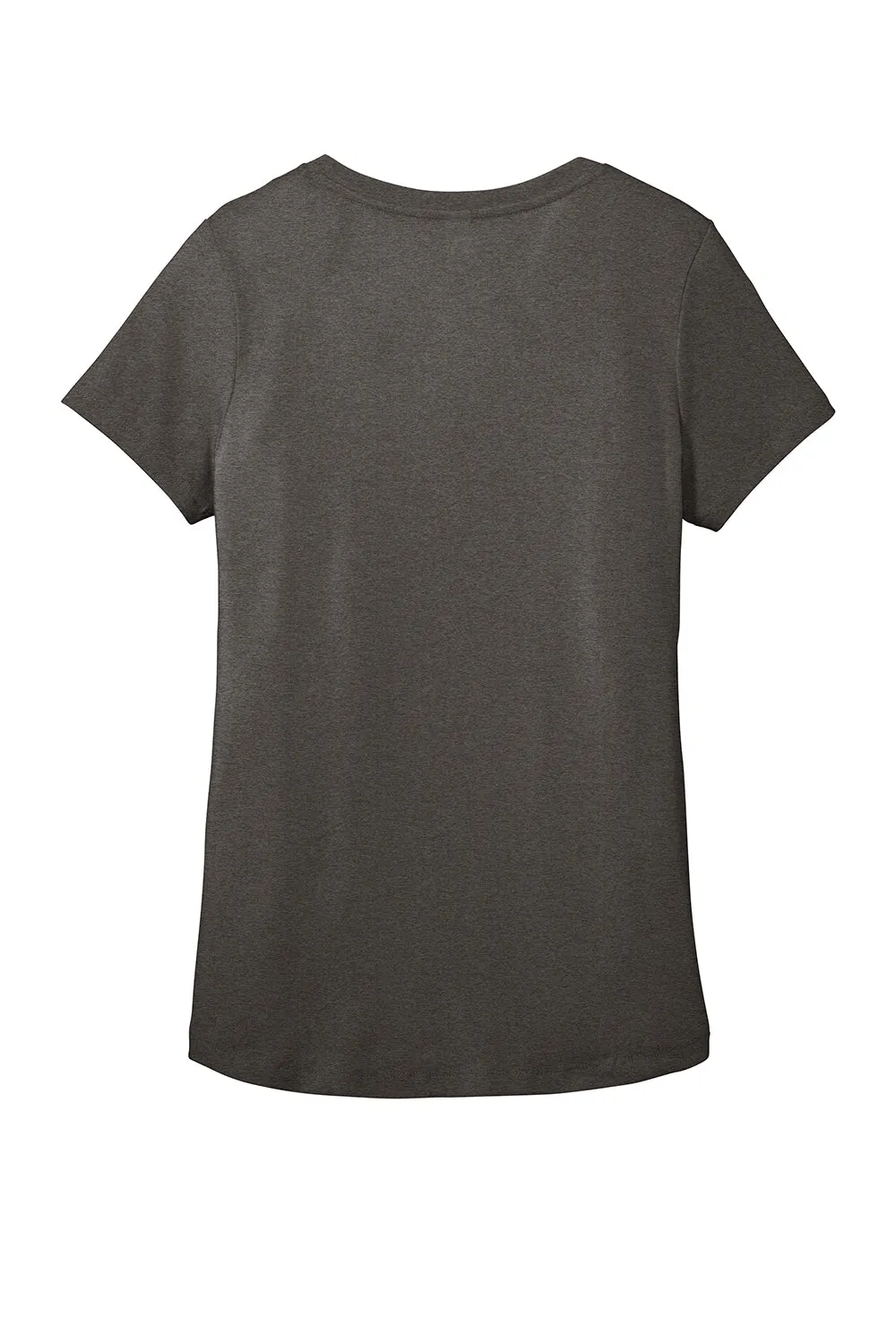 District Womens Flex Short Sleeve Scoop Neck T-Shirt - Heather Charcoal Grey  Buy new Clothing District