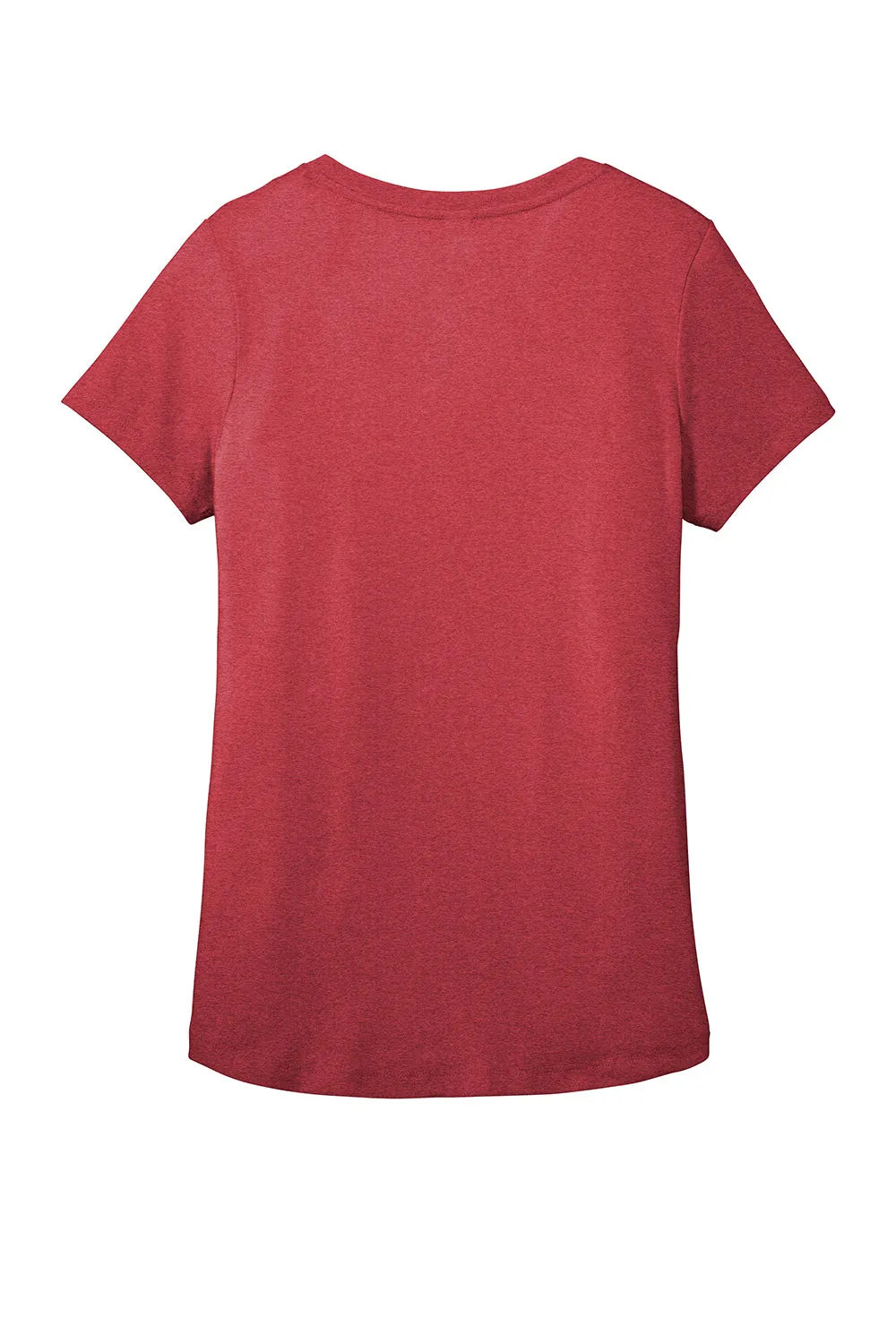 District Womens Flex Short Sleeve Scoop Neck T-Shirt - Heather Red - Closeout  Buy new Clothing District